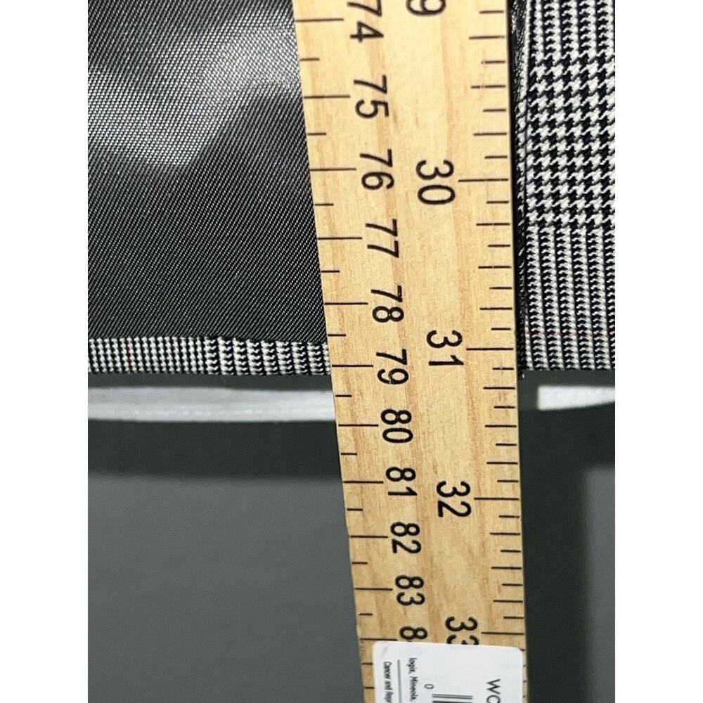 Burberry Gray Multicolor Windowpane Scottish Tweed Blazer Jacket 42R - Picture 12 of 13